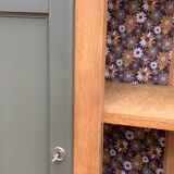 Parisian solid oak wardrobe 1960