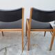 Series of 4 vintage Scandinavian chairs 1950