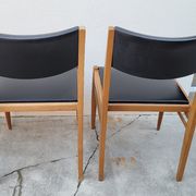 Série de 4 chaises scandinave vintage 1950