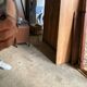 Old solid wood hosiery cabinet