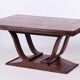 Art Deco Folding Table in Wengé, France, 1920s