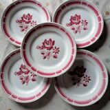 5 old plates