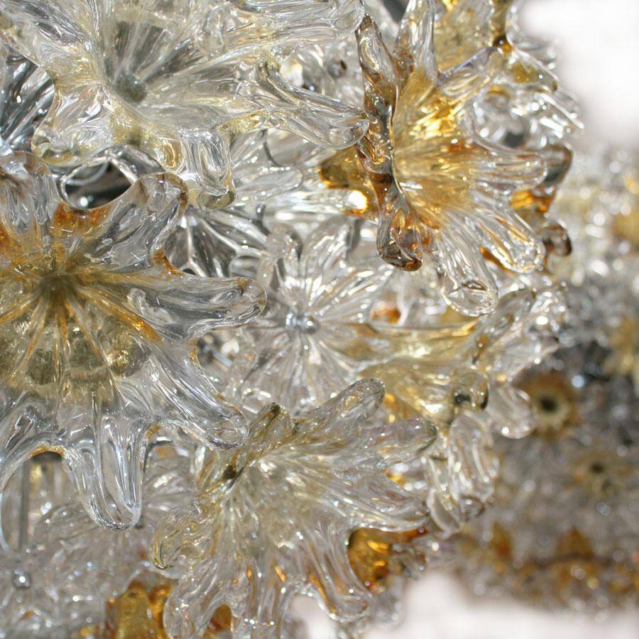 Mid-Century Modern Toni Zuccheri Edited by Venini Murano Glass Italian Lamp