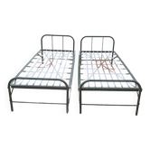 Pair of folding Camp Beds in 190/90