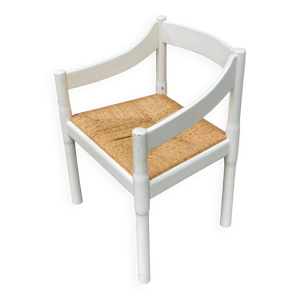 Fauteuil brutaliste scandinave - massif