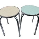 Formica and metal stool