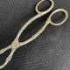 antique scissors asparagus ince - silver metal - decoration of a tower - France