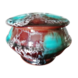 Vintage brown and king blue Vallauris candy