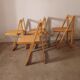 Chaises en bois pliantes design