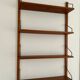 Teak wall shelves by Poul Cadovius, Denmark, 1960s.