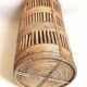 Umbrella stand Gabriella Crespi 1970s Bamboo Brass Height 51 cm