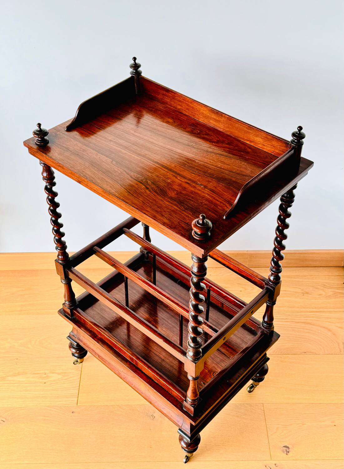 19th century Rio rosewood server