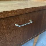 Vintage chest of drawers / sideboard from the 50s in golden oak