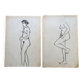 Esquisses nus 1920
