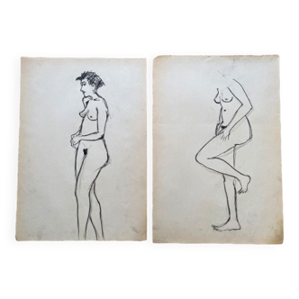 Nude sketches 1920