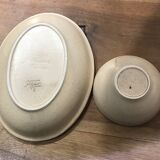 St Clément ravier and ceramic cup set