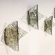 Set of 4 Murano Glass Sconces LP253 by Carlo Nason for Mazzega, Italy, 1970