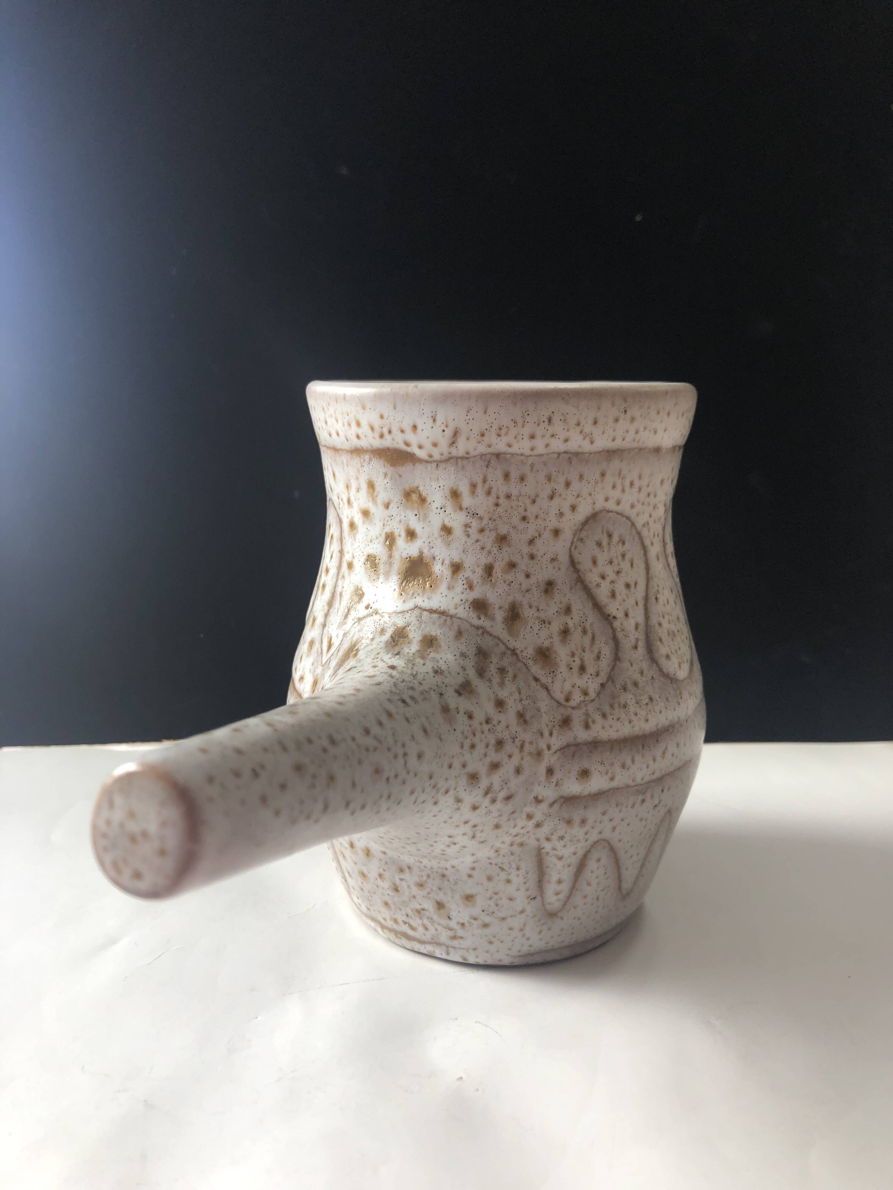 Ceramic pitcher vase by Jean Austruy