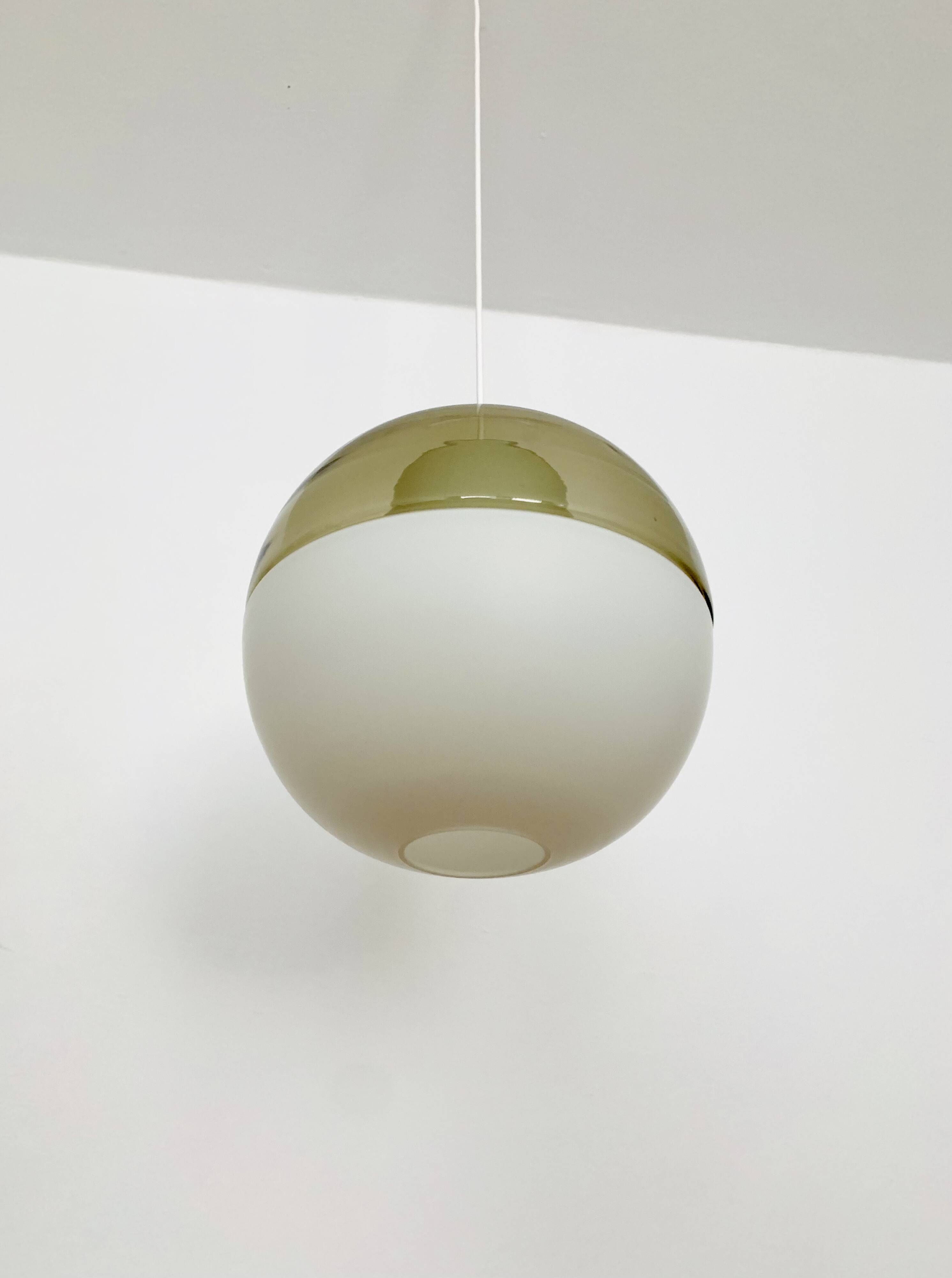 Glass Pendant Lamp by Wilhelm Wagenfeld for Peill and Putzler