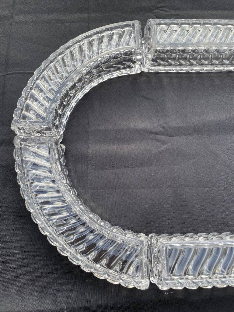 Baccarat twisted bamboo table planter – 19th-early 20th century