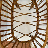 Rattan cradle for dolls