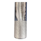 Vase BSF en métal argenté, Allemagne, années 1970.