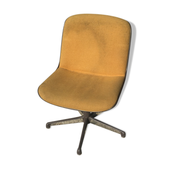 Yellow vintage desk chair