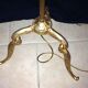 Bronze tripod lamppost