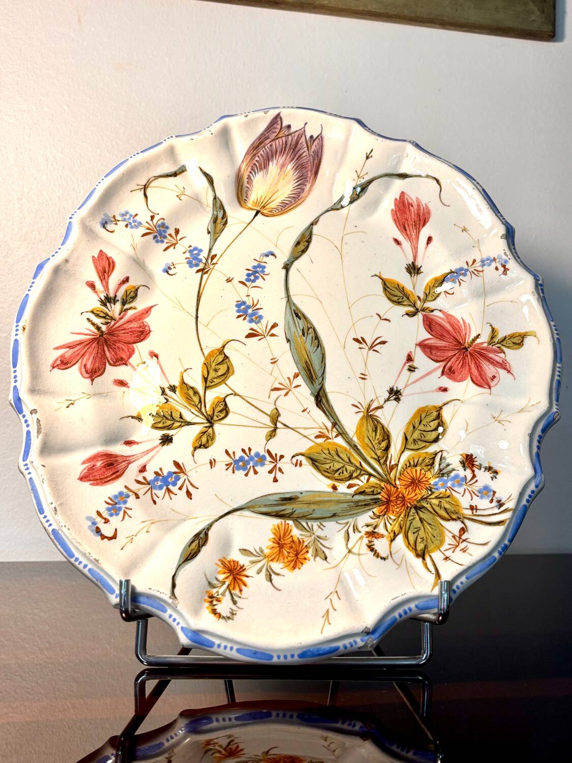 Assiette Nove L’Italie début 20eme
