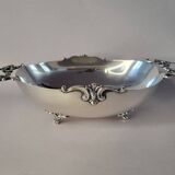 Italian 800 Silver Oval Footed Bowl