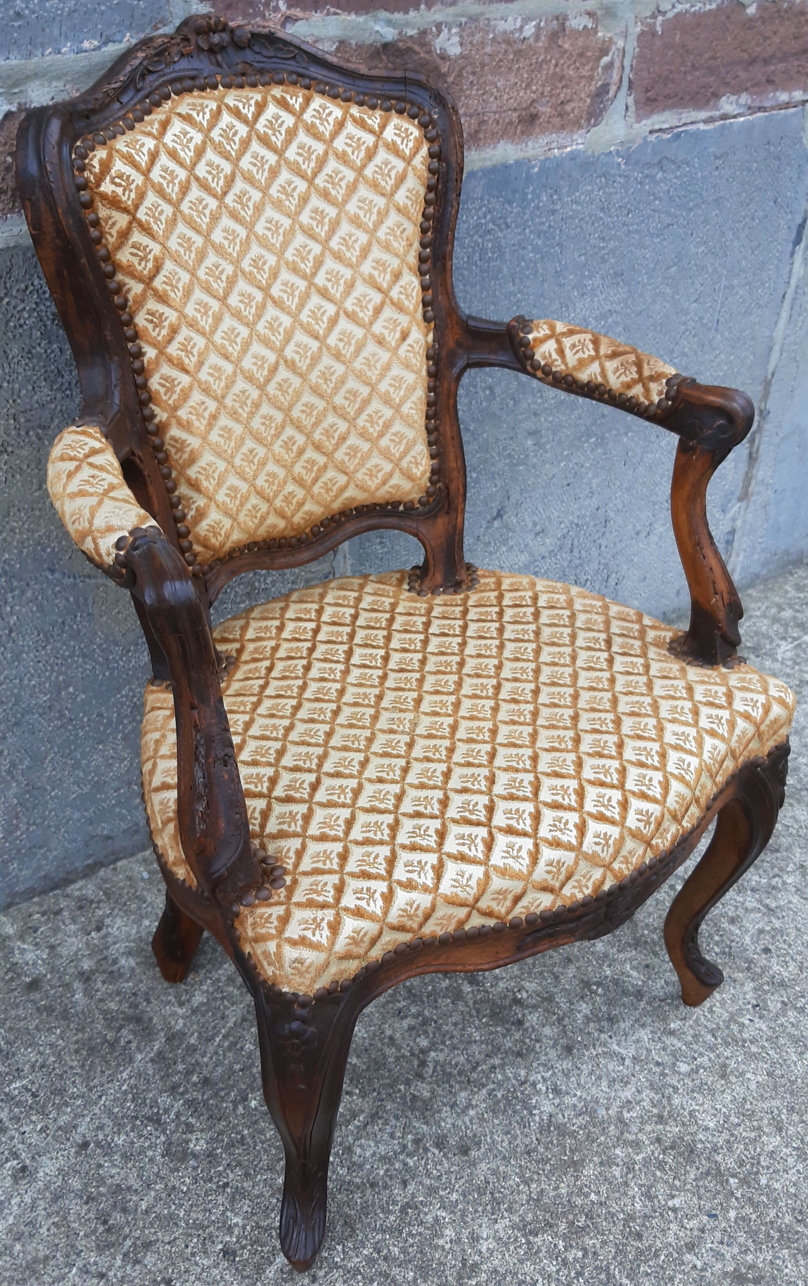 Louis XV Cabriolet armchair