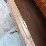 Old Louis XVI style chest of drawers in marquetry