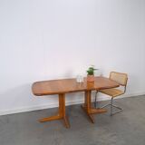 Teakhouten uitschuifbare eettafel