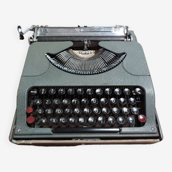 Machine à écrire portative mj rooy - made in france années 50