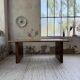 Table, bureau en teck 1970