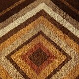 Wool rug series Grafik 100 by S. Doege, Germany 70s