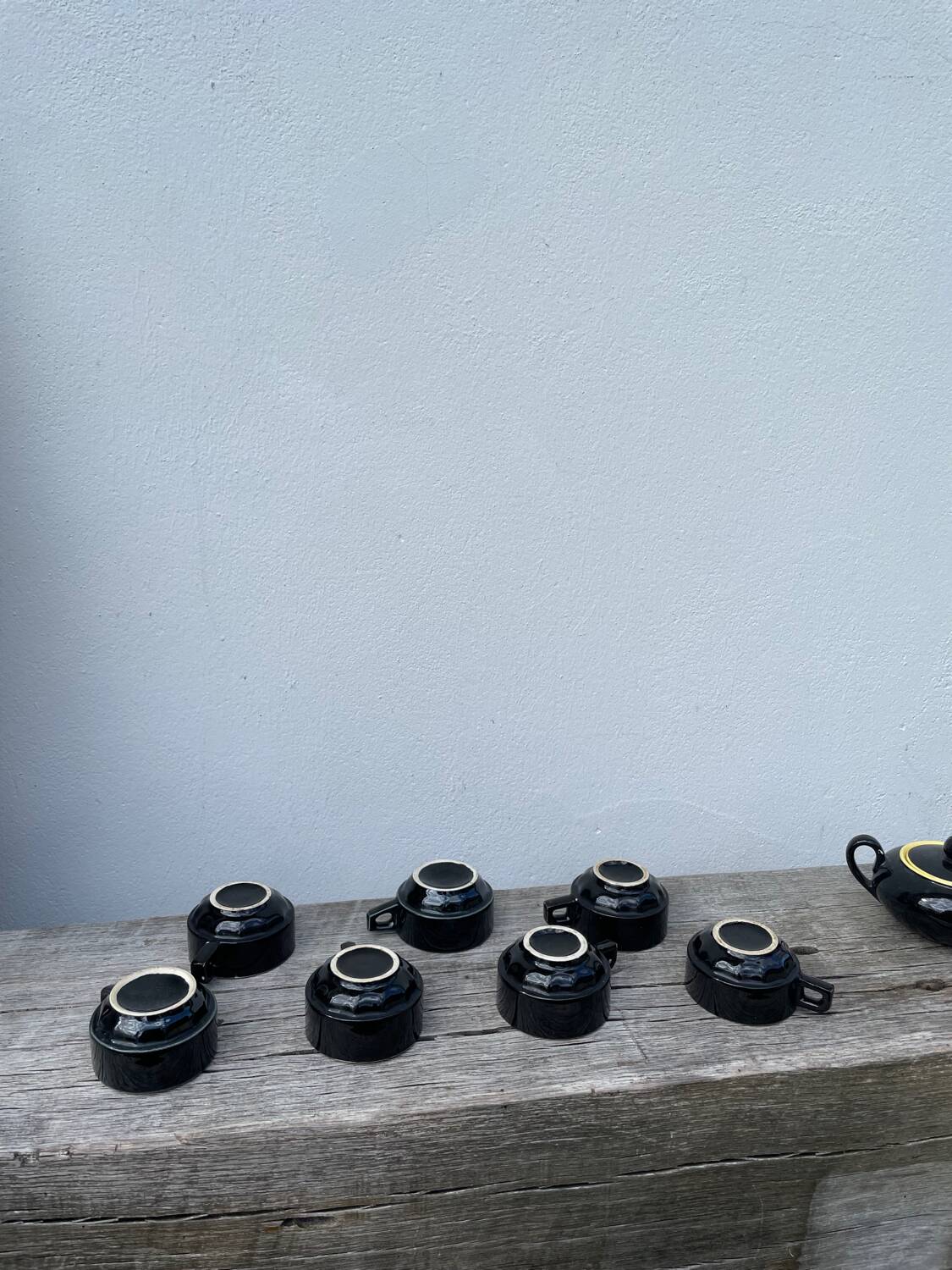 Biarritz ceramic bistro coffee cups