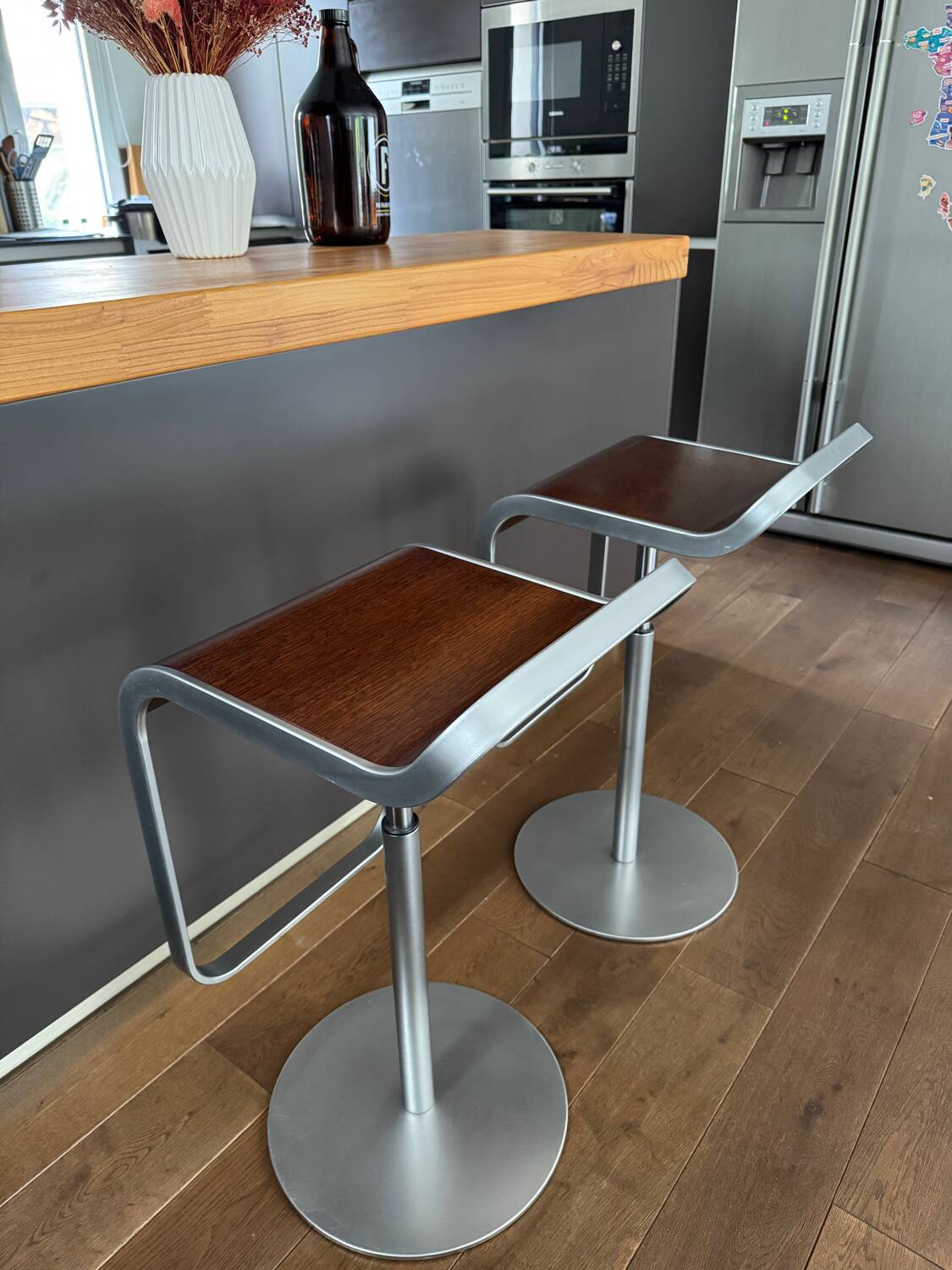 Paire de tabourets design « LEM S79 » par Shin & Tomoko Azumi pour La