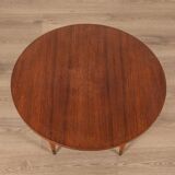 Vintage 60's table in wood and brass italian design