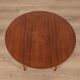 Vintage 60's table in wood and brass italian design