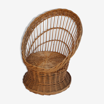 Child rattan armchair