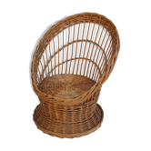 Fauteuil d'enfant en rotin