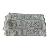 Dessus de lit vintage crochet coton 120 X 220 cm