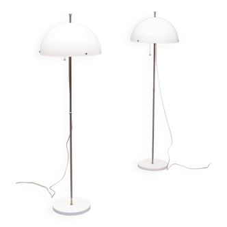 Paire de lampadaires fagenhulst années 1970 Suède