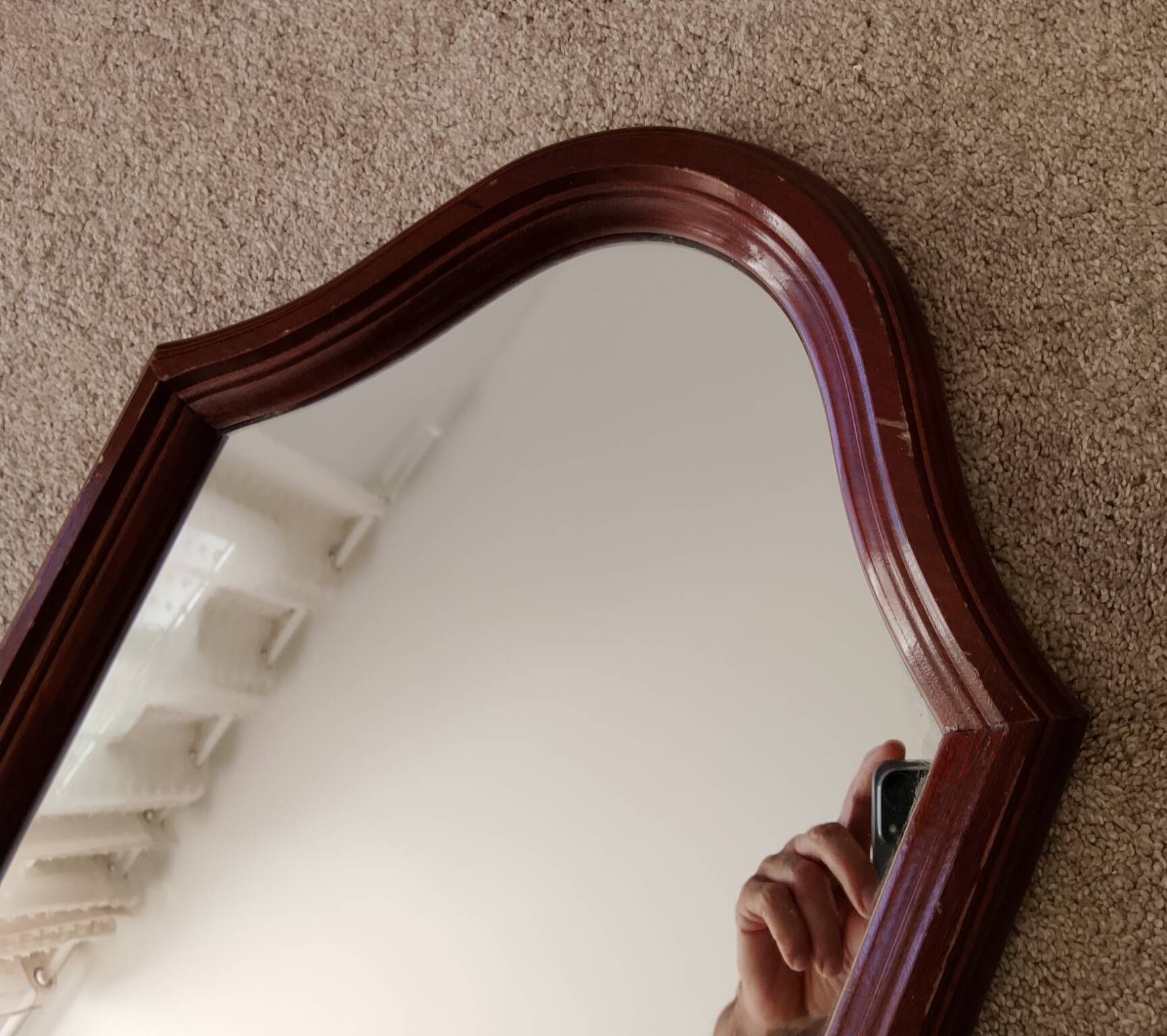 Miroir vintage style Louis Philippe/Queen Anne