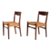 Pair of Scandinavian teak chairs, 1960s