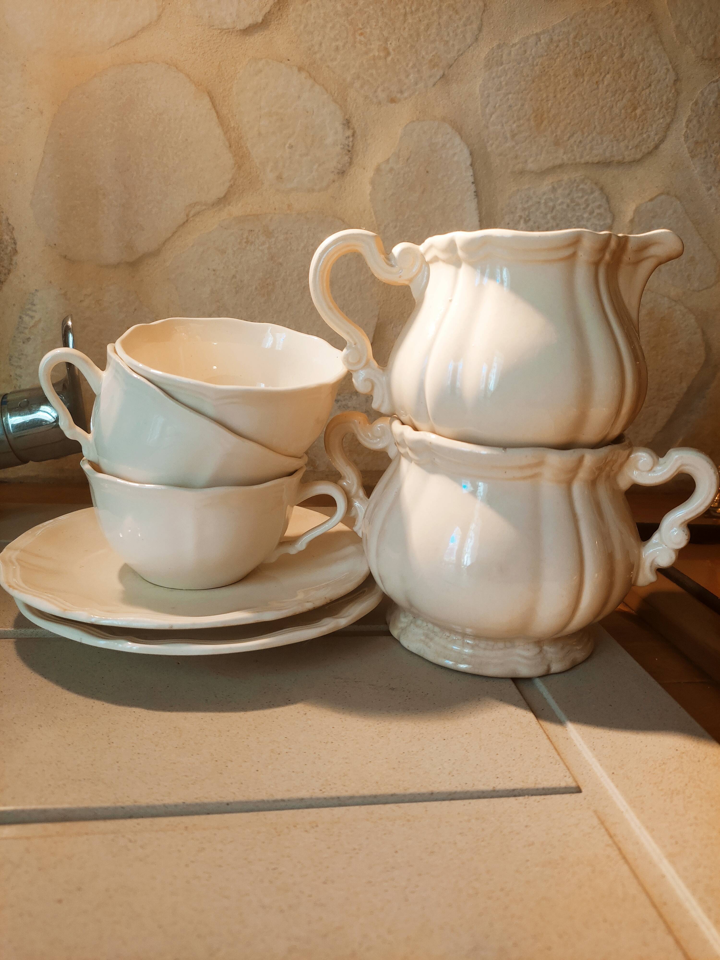 Tea set Sarreguemines