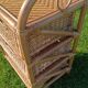 Commode, chiffonnier en rotin vintage