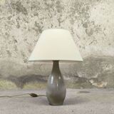 Lampe vintage en grès vernissé Jean Dubost