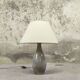 Lampe vintage en grès vernissé Jean Dubost